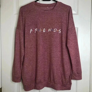 Friends Long Sleeved Shirt Purpleish-Pink Small